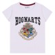 Harry Potter pigiama estivo per bambina a maniche corte, colore bianco-bordo&#039;
