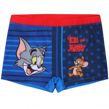 Tom und Jerry Blaue Badehose Badeshorts für Jungen