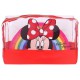 Minnie Mouse, Truse/ borsa per cosmetici trasparente + molettine , elastici