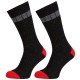 3x Men High Black Pattern Socks