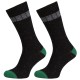 3x Men High Black Pattern Socks