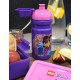 Pink-lila Set Lunch-Box und Trinkflasche 390ml. Friends LEGO