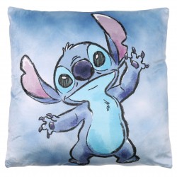 Stitch Disney Poduszka kwadratowa, niebieska 45x45 cm