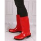 Lemigo Ilse Women Ladies High Quality Rubber PVC Red Wellies Wellingtons Rain Boots