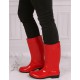 Lemigo Ilse Women Ladies High Quality Rubber PVC Red Wellies Wellingtons Rain Boots