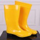 Lemigo Ilse Women Ladies High Quality Rubber PVC Yellow Wellies Wellingtons Rain Boots