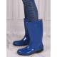 Lemigo Ilse Women Ladies High Quality Rubber PCV Blue Wellies Wellingtons Rain Boots