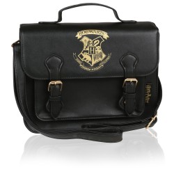 Harry Potter Hogwarts torba na ramię damska czarna