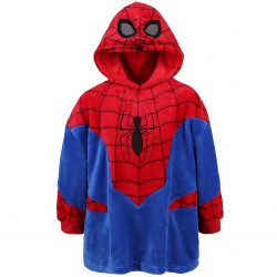 Spider-Man Czerwono-niebieska bluza/szlafrok z kapturem, dziecięca