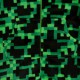 Minecraft piżama jednoczęściowa, chłopięca zielona czarna