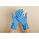 Niebieskie rękawiczki nitrylowe bezpudrowe NITRYLEX 100szt