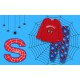 MARVEL Spider-Man piżama chłopięca na długi rękaw, czerwona niebieska
