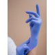 Niebieskie rękawiczki nitrylowe bezpudrowe 100szt