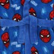 Spider-man Marvel Granatowy szlafrok chłopięcy, polarowy OEKO-TEX