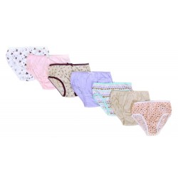 7x Girls' Colourful Panties/Briefs Early Days