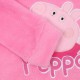 Maialetto Peppa Pig pigiama in pile per bambina, rosa-bianco OEKO-TEX