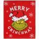 The Grinch Weihnachtsdecke/Bettdecke, rot, weich130x160m