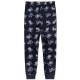 Harry Potter Boy Child Velour Navy Long Pyjamas Pyjama Set