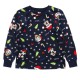 DISNEY Myszka Mickey Świąteczna piżama dziecięca, welurowa, granatowa