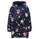 Mickey Mouse Disney bleu marine, sweat / peignoir / couverture enfant avec capuche, Noël