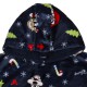 Topolino Mickey Disney felpa /accappatoio/coperta con cappuccio natalizio, colore blu navy