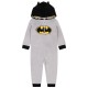 Batman Jednodílné kojenecké pyžamo se zipem a kapucí