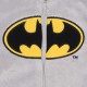 Batman Pijama infantil de una pieza, con cremallera y capucha