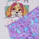 Psi Patrol SKYE piżama dziewczęca z długimi rękawami, szara, fioletowa