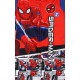 Spiderman Piżama jednoczęściowa/kombinezon chłopięcy, polarowy, niebieski-czerwony OEKO-TEX