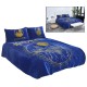 Harry Potter Parure de lit  fleece 230x220 cm, bleu, jaune OEKO-TEX