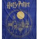 Harry Potter Parure de lit fleece 135x200 cm, bleu, jaune OEKO-TEX