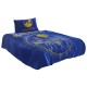 Harry Potter Parure de lit fleece 135x200 cm, bleu, jaune OEKO-TEX