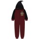 Jednodílné pyžamo Harry Potter / chlapecká kombinéza, černá, vínová, onesie s kapucí