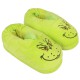 Grinch Pantuflas Zapatillas de casa para mujer, cálidas, suaves, verdes