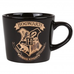 Harry Potter Hogwarts Schwarzer Keramikbecher, Geschenkbecher 400ml