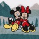 Myszka Mickey i Minnie Disney Polarowa piżama damska, sherpa, ciepła