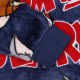 Tom i Jerry Damska bluza/szlafrok granatowy, koc z kapturem, snuddie