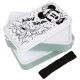 Minnie Mouse et Daisy Disney 2x Récipient alimentaire menthe, boîte à lunch 18,5x5x5 cm