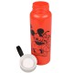 Mickey Mouse Pluto Disney plastová fľaša/fľaša na vodu, červená 650ml