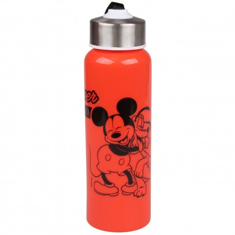Mickey Mouse Pluto Disney bouteille en plastique/bouteille d'eau, rouge 650ml