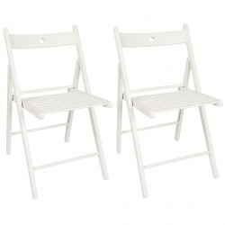 TERJE krzesło składane, biały