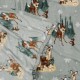 Bambi Disney Miętowa narzuta/koc duża, ciepła, polarowa 175x215 cm OEKO-TEX