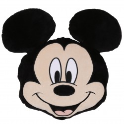 Myszka Mickey Disney Poduszka ozdobna, miękka, czarna 49x42 cm