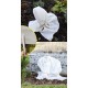 Weißes Gartenvlies Unkrautschutzvlies 1,6mx1m 50g mit UV-Schutz