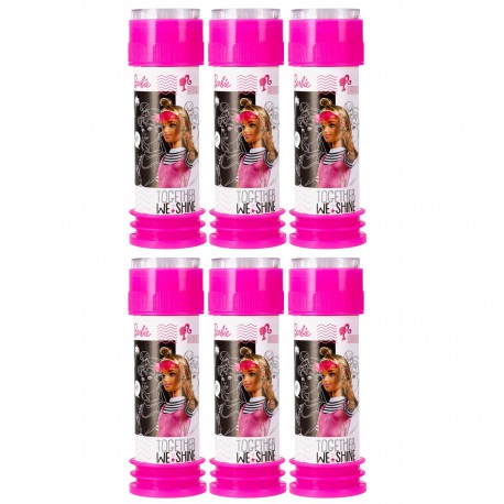 Barbie Różowe banki mydlane z grą 55 ml MY BUBBLE
