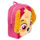 Psi Patrol Skey Różowy plecak przedszkolny, pluszowy z uszami 28x20x10 cm