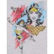 Wonder Woman Letnia, bawełniana piżama damska na krótki rękaw