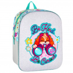 Psi Patrol Skye Szary plecak przedszkolny dla dziewczynki 3D, 32x27x11 cm