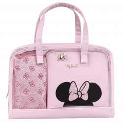 Myszka Minnie Disney Różowy zestaw kosmetyczek podróżnych