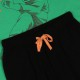 Naruto Piżama męska na krótki rękaw, bawełniana piżama, zielono-czarna OEKO-TEX